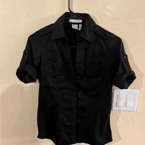 Charlotte Russe Womens button down shirt small